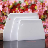 Τραπεζοειδής πλαστική ξύστρα για ψήσιμο παχύρρευστου εντέρου σε σκόνη αλεύρι ξύστρα κόφτης ζύμης Σκεύη κουζίνας Εργαλεία σπάτουλα ψησίματος