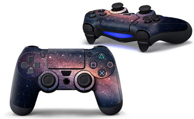 žvaigždėtas dangus Vinilinis apsauginis dangtelio lipdukas, skirtas PS4 valdikliui, lipdukas, skirtas PS4 belaidžio valdiklio žaidimų pultui