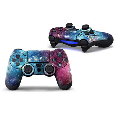 starry sky Vinyl Protective Cover Decal for PS4 Controller Skin Sticker for PS4 Wireless Controller Gamepad