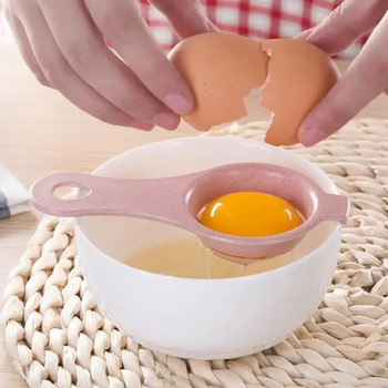Διαχωριστής αυγών μίσχου Εργαλείο διαχωρισμού φίλτρου λευκού και κρόκου κουζίνας