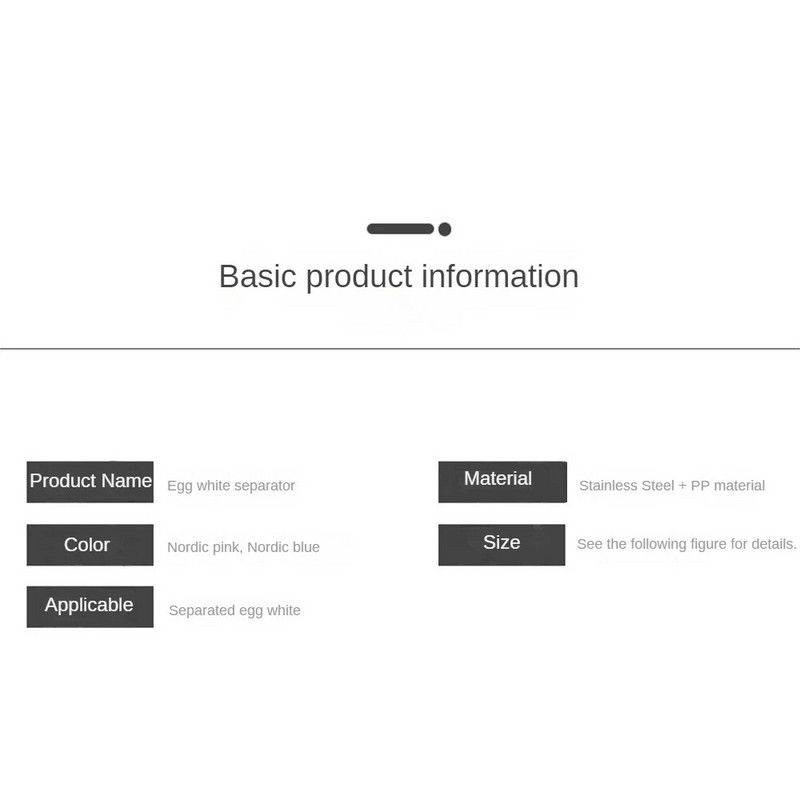 Nerūdijančio plieno praktiška rankų darbo virtuvės kiaušinių skirstytuvo rankena Paprasta švari namų apstatymo atskyrimo priemonė Buitinė kepimas