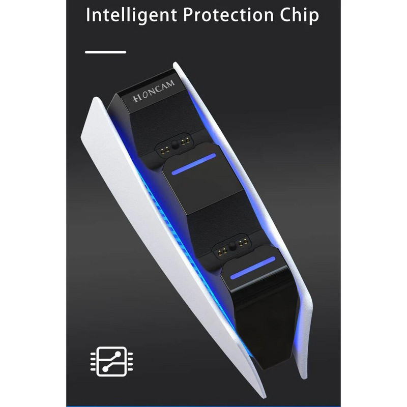 Įkroviklis, skirtas Sony Play Station Playstation PS5 PS5 Valdiklis Valdiklis Dualsense Stovo priedai Žaidimų pulto palaikymas Komandų laikiklis