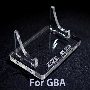 Διαφανές ακρυλικό διαφανές στήριγμα για ράφι κονσόλας παιχνιδιών GBA για μετρητή παραθύρου GBC βιτρίνα για Gameboy Advance /Χρώμα