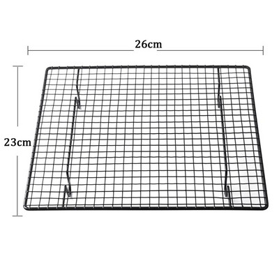 1 bucată din oțel inoxidabil pentru biscuiți, pâine, pizza, prăjituri, suport de răcire pentru picurare, grătar de răcire, tigaie de copt, unelte de bucătărie de uz casnic ZXH