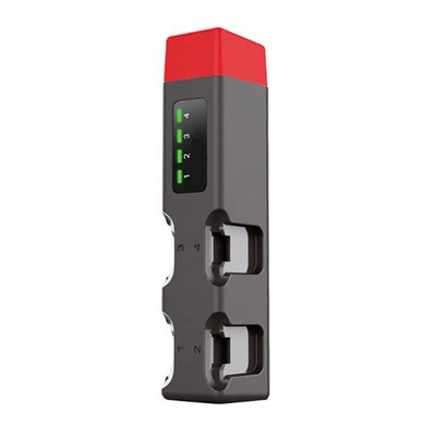 Φορητός ασύρματος φορτιστής Mini USB Hub Τέσσερις βάση φόρτισης για αξεσουάρ λαβής παιχνιδιών JoyCon Switch