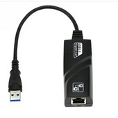 Laidinis USB 3.0 į Gigabit Ethernet RJ45 LAN (10/100/1000) Mbps tinklo adapteris Ethernet tinklo plokštė, skirta kompiuterių didmeninei prekybai