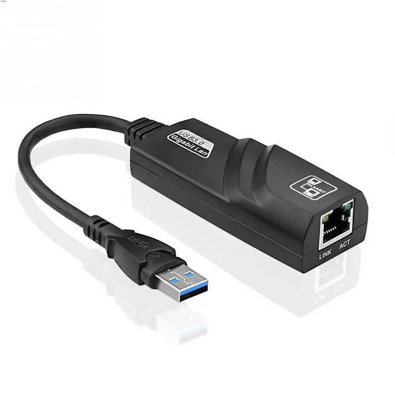 Laidinis USB 3.0 į Gigabit Ethernet RJ45 LAN (10/100/1000) Mbps tinklo adapteris Ethernet tinklo plokštė, skirta kompiuterių didmeninei prekybai