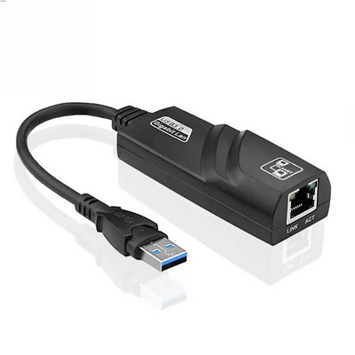 Кабелен USB 3.0 към Gigabit Ethernet RJ45 LAN (10/100/1000) Mbps мрежов адаптер Ethernet мрежова карта за PC Drop Shop