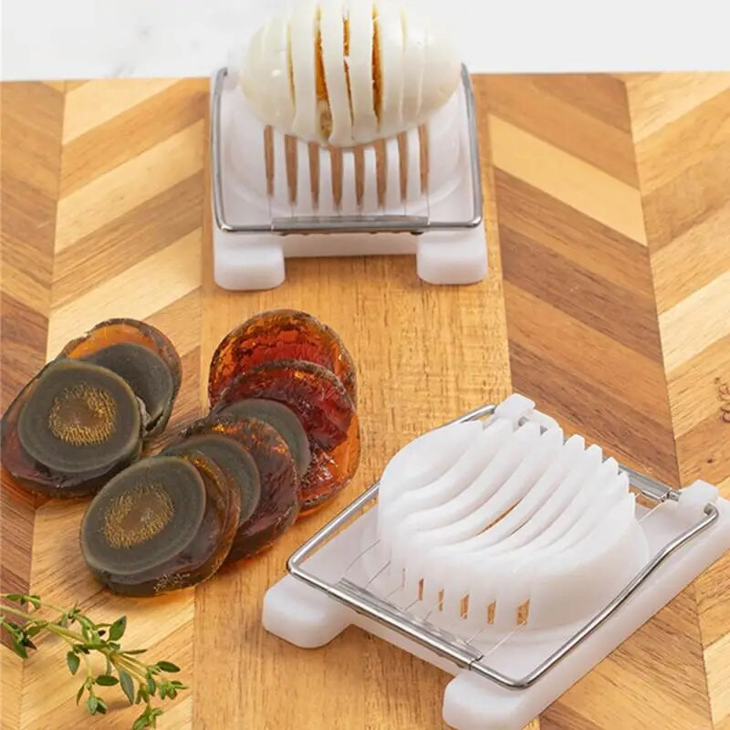 Patogi mėsos pjaustyklė Sutaupykite laiko Nerūdijantis plienas Lengva naudoti daugiafunkcė kiaušinių pjaustyklė Virtuvės įrankiai kiaušiniams ir mėsai pjaustyti