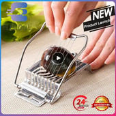 Nerūdijančio plieno kiaušinių pjaustyklė Vielinė kiaušinių pjaustyklė kietai virtiems kiaušiniams Virtuvės priedai Virtuvės prietaisai ir priedai