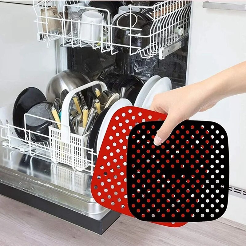 Naujas silikoninis kilimėlis Virtuvės priedai Oro gruzdintuvė Nelipnus kepimo kilimėlis Konditerijos įrankiai Priedai Kepimo reikmenys Aliejaus kilimėliai