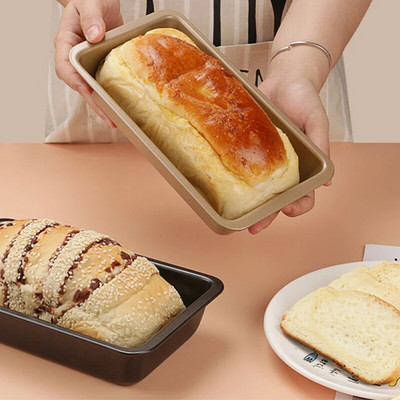 Αντικολλητικό ταψί φραντζολών 9 ιντσών Τοστ Φόρμα ψωμιού Φόρμα κέικ από άνθρακα Χάλυβας ζαχαροπλαστικής ζαχαροπλαστικής φόρμα ψησίματος DIY Προμήθειες κουζίνας