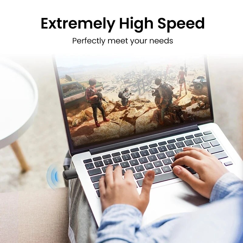 „WiFi 5 AC1300 USB Wifi Adapter Dual Band 2.4G 5G 1300Mbps Wifi USB Tinklo kortelė Belaidis rakto imtuvas RTL8812CU Antena