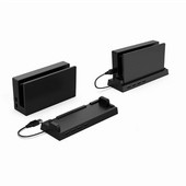 NS Switch OLED doko laikiklis 4 USB prievado šakotuvas Išorinis skirstytuvas išplėtimo adapteris Suderinamas Nintendo Switch žaidimų priedų stovas