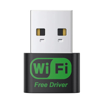 150Mbps Mini USB безжичен Wifi адаптер Wi fi мрежова LAN карта 802.11n MT7601UN за PC настолен компютър Безплатен драйвер