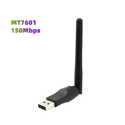 150 Mbps mini USB vezeték nélküli Wifi adapter Wi-Fi hálózati LAN kártya 802.11n MT7601UN PC asztali számítógéphez ingyenes illesztőprogram