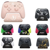 Naujas valdiklio ekrano stovas, skirtas „Nintendo Switch Pro“ dokų stočiai, skirtas „XBOX One“ / PS4 žaidimų pulto laikiklio rankenai, rožinė juoda