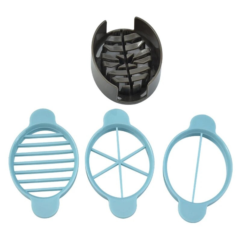 Tojásszeletelő Többfunkciós Tojásvágó Aprító Többfunkciós Gyümölcssaláta Vágó Tojásszeletelő Szerszám Konyhai edények Főzőeszköz