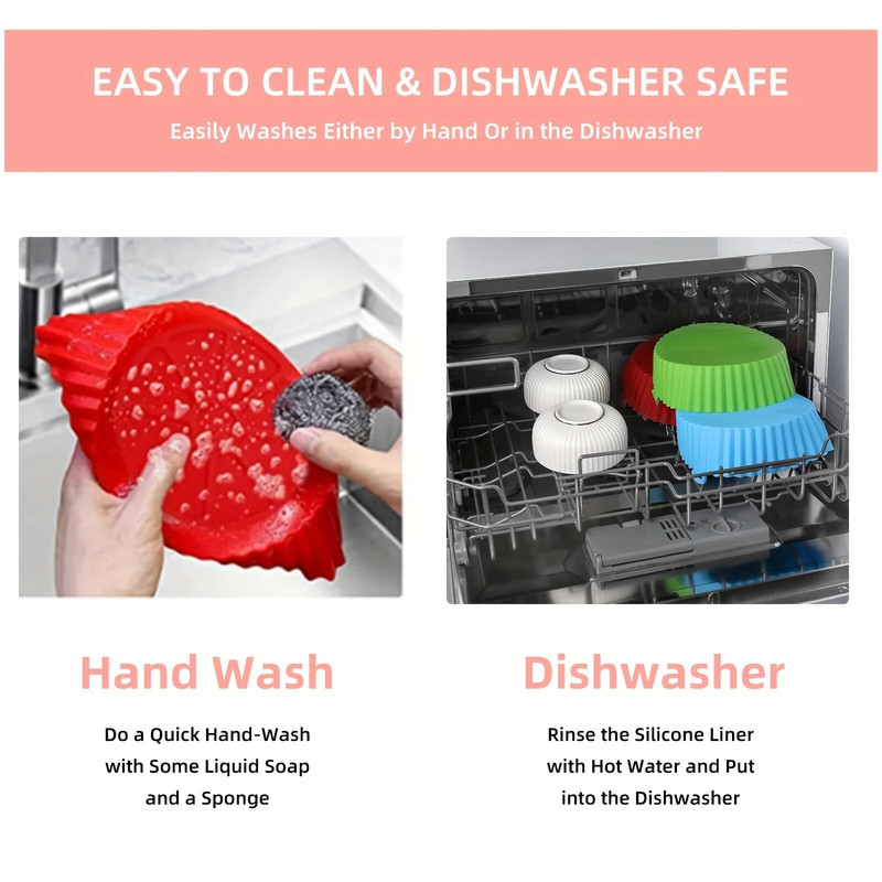 2/3/5 vnt Silikoninis oro gruzdintuvės įdėklas (7,48 colio) Kvadratinės oro gruzdintuvės įdėklai Silikono krepšelio dubuo Daugkartiniai kepimo įrankiai Virtuvės priedai