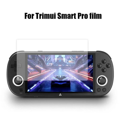 За Trimui Smart Pro Screen Protector HD меко PET защитно фолио Устойчива на прах и надраскване Дръжка Дисплей Части Аксесоари