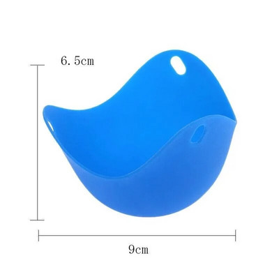 1/4 vnt Aukštos temperatūros silikono kiaušinių katilo formos Buitinė kiaušinių viryklė Kiaušinių garintuvas mikrobangų krosnelei Pudingo muilo forma