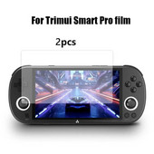 2 vnt grūdinto stiklo apsauginė plėvelė HD minkšta PET apsauginė plėvelė, skirta Trimui Smart Pro įbrėžimams atspari rankena prie ekrano dalių