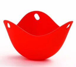 1 vnt. žalias raudonas mėlynas geltonas silikoninis kiaušinių garintuvo laikiklis.