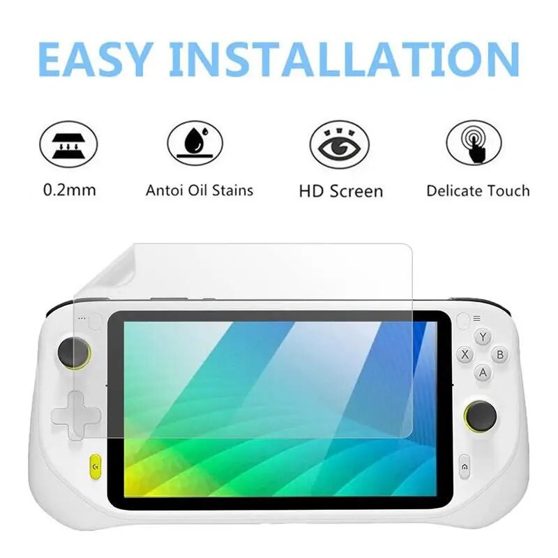 ForLogitech G Cloud Gaming Handheld Game Machine Tempered Glass 9H 2.5D Premium Protector Screen Protector Film