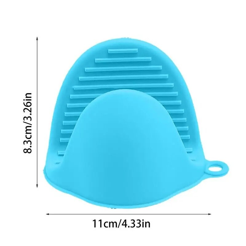 Storos silikoninės orkaitės pirštinės, karščiui atsparios mikrobangų krosnelės rankenos gaminimui, neslystančios, nenudeginančios puodo laikiklio spaustukai, skirti virtuvės laivui