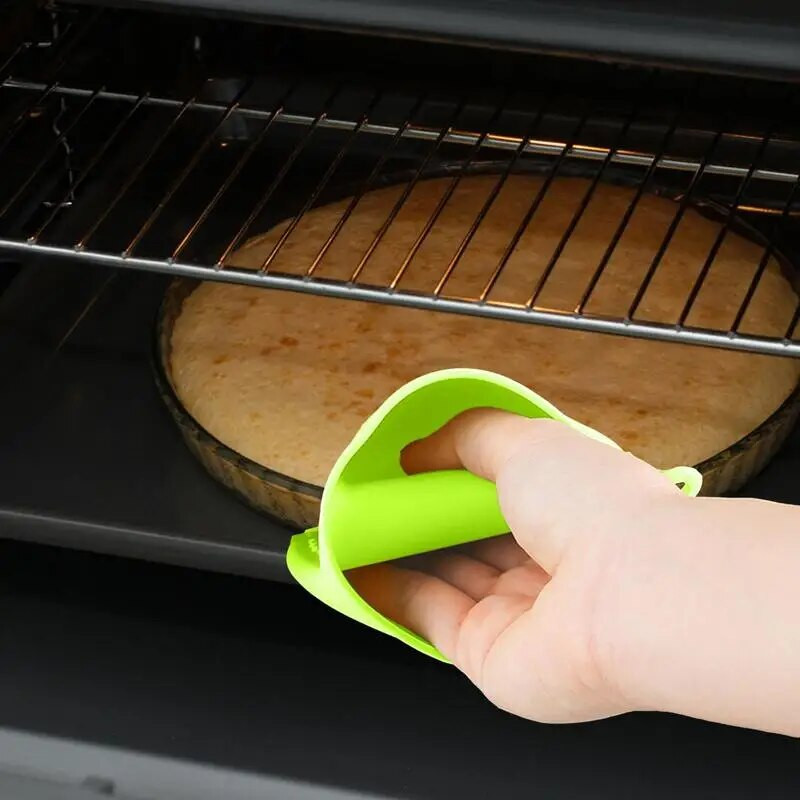 Storos silikoninės orkaitės pirštinės, karščiui atsparios mikrobangų krosnelės rankenos gaminimui, neslystančios, nenudeginančios puodo laikiklio spaustukai, skirti virtuvės laivui