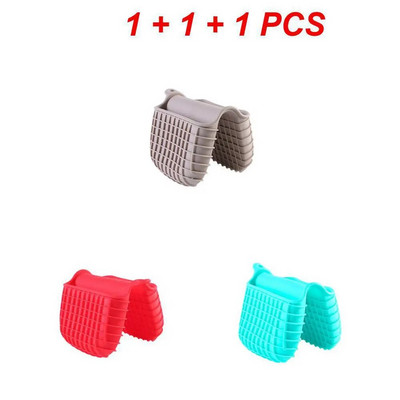 1 vnt. Silikoninė šilumą izoliuojanti orkaitės pirštinė, puodo laikiklis, apsaugantis nuo karšto puodo spaustuko virimo žiupsnelio rankenos virtuvės priedai