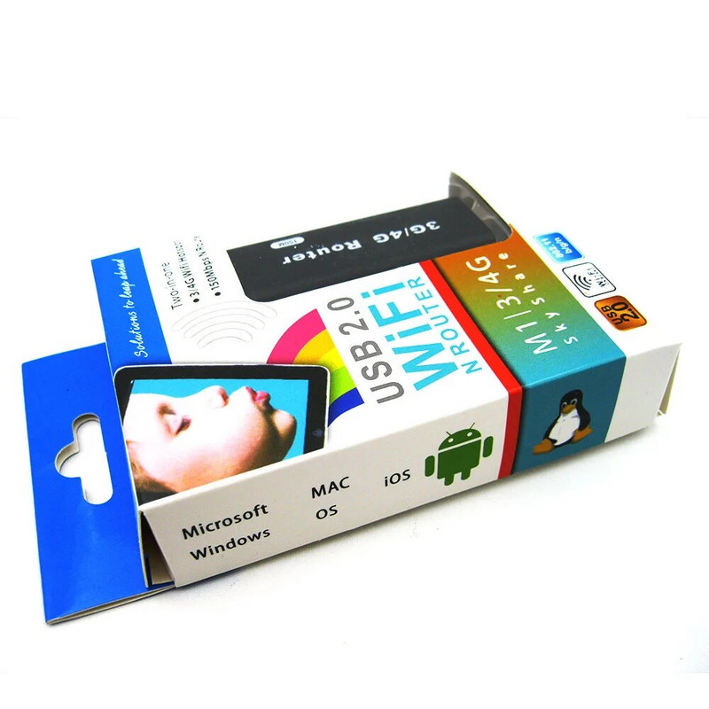 Mini 3G WiFi Wlan Hotspot IEEE 802.11b/g/n AP klients 150Mbps RJ45 bezvadu maršrutētāja atbalsts 3G USB modems