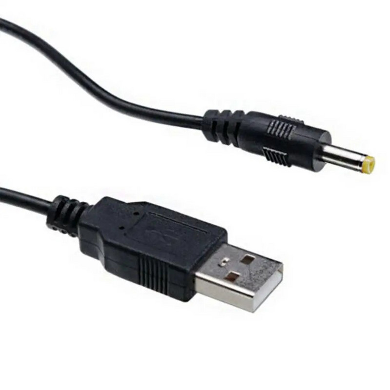 1 vnt 80 cm 5 V USB į DC maitinimo įkrovimo kabelis Įkrovimo laidas 4,0 x 1,7 mm kištukas 5 V 1 A maitinimo įkrovimo kabelis, skirtas PSP 1000/2000/3000