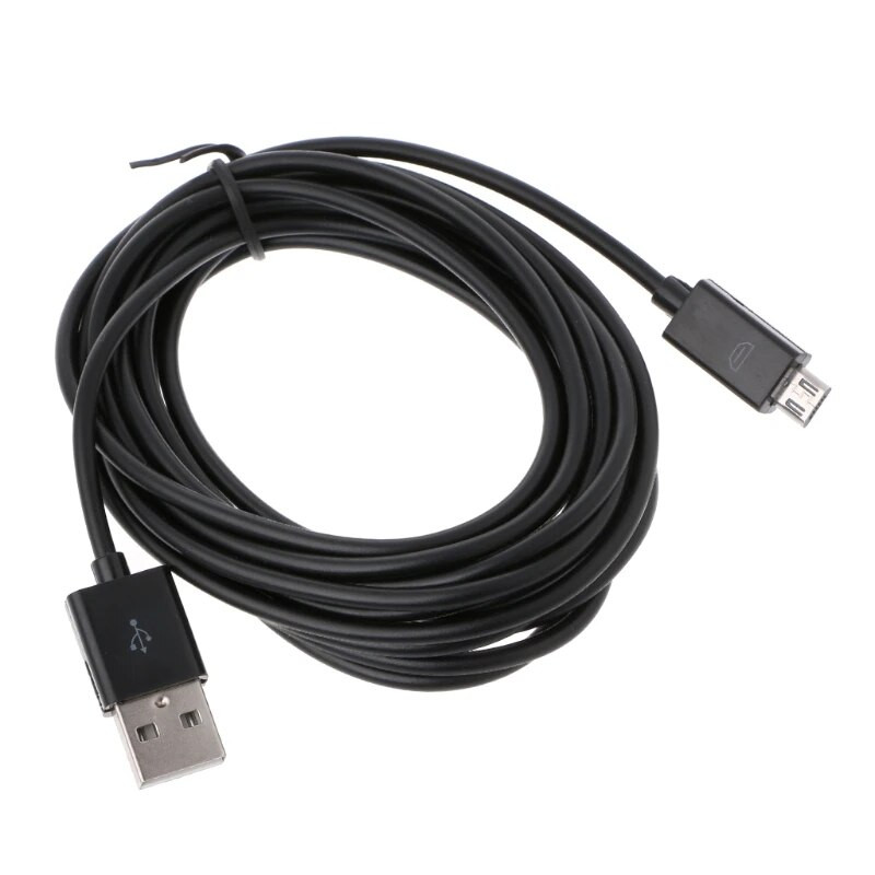 Ilgas 3 metrų mikro USB įkrovimo maitinimo laidas, skirtas PS4 Xbox One valdikliams Drop Shipping