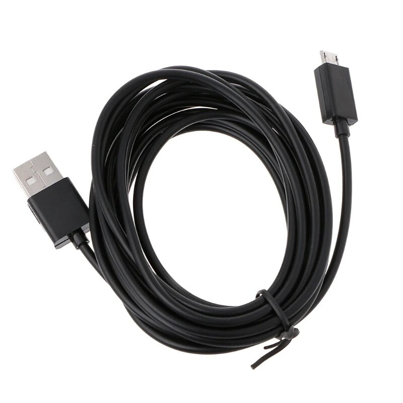 Ilgas 3 metrų mikro USB įkrovimo maitinimo laidas, skirtas PS4 Xbox One valdikliams Drop Shipping