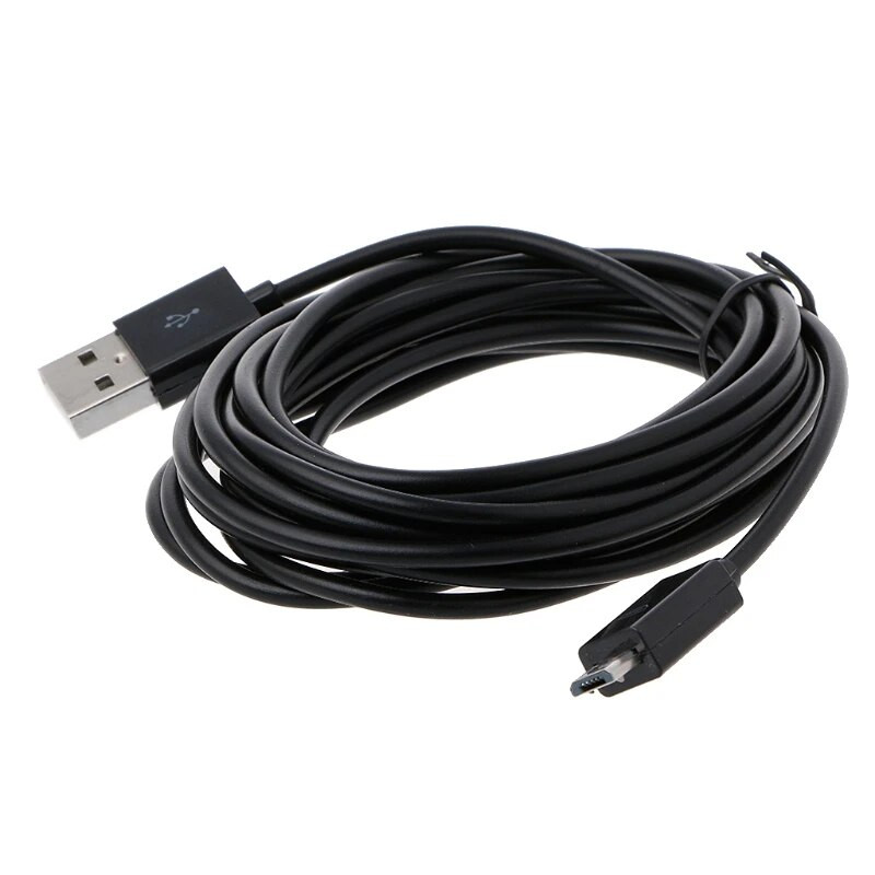 Ilgas 3 metrų mikro USB įkrovimo maitinimo laidas, skirtas PS4 Xbox One valdikliams Drop Shipping