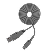 1 m USB įkrovimo laidas, skirtas Nintendo WII U pagrindinio žaidimų valdiklio duomenų maitinimo įkroviklio laidiniam laidui žaidimų pulto konsolės maitinimo linijoms
