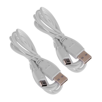 1 m USB įkrovimo laidas, skirtas Nintendo WII U pagrindinio žaidimų valdiklio duomenų maitinimo įkroviklio laidiniam laidui žaidimų pulto konsolės maitinimo linijoms