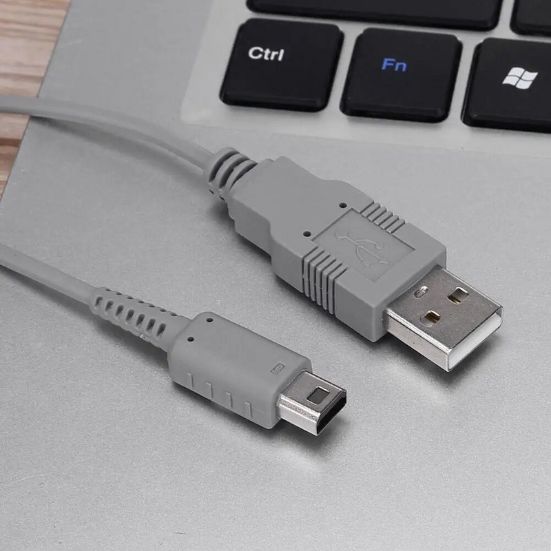 1 m USB įkrovimo laidas, skirtas Nintendo WII U pagrindinio žaidimų valdiklio duomenų maitinimo įkroviklio laidiniam laidui žaidimų pulto konsolės maitinimo linijoms