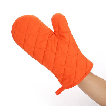 1 бр. Неплъзгащи се ръкавици за микровълнова фурна Изолирани кухненски инструменти Ръкавици за печене Памучни топлоустойчиви ръкавици Аксесоари