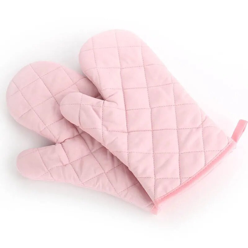 1vnt neslystantis mikrobangų krosnelės pirštinės izoliuotas virtuvės įrankis kepimo pirštinės medvilnė karščiui atspari kumštinės pirštinės priedai