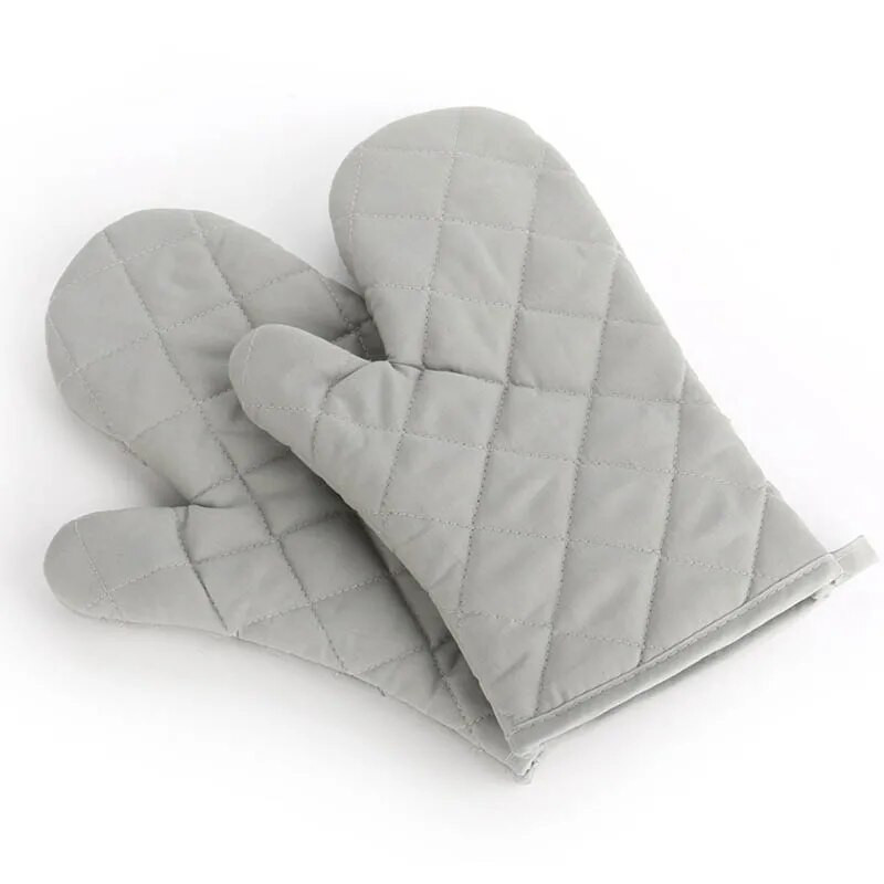1vnt neslystantis mikrobangų krosnelės pirštinės izoliuotas virtuvės įrankis kepimo pirštinės medvilnė karščiui atspari kumštinės pirštinės priedai