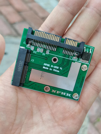 mSATA SSD σε 2,5\'\' SATA III 6,0Gbps μετατροπέας προσαρμογέα κάρτας μονάδας κάρτας Mini PCIE SSD Κάρτα επέκτασης προσαρμογέα για φορητό υπολογιστή