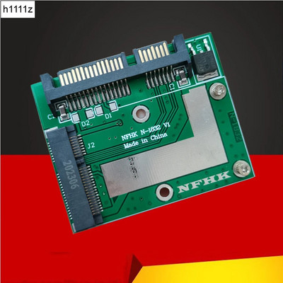 mSATA SSD към 2.5`` SATA III 6.0Gbps адаптер конвертор Riser карта модулна платка Mini PCIE SSD адаптер разширителна карта за лаптоп PC