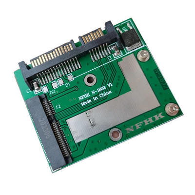 mSATA SSD na 2.5`` SATA III 6.0Gbps Adapter Konverter Riser Card Module Board Mini PCIE SSD Adapter Kartica za proširenje za prijenosno računalo