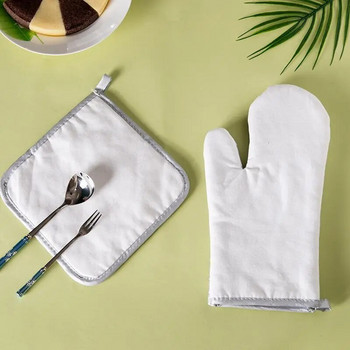 Εξάχνωση Κενό Γάντια Φούρνου Κουζίνας Γάντια Οικιακής Μαγειρικής Μονωτικά Επιθέματα Κατά του εγκαυμάτων Γάντια ψησίματος Μαξιλάρι κατσαρόλας ανθεκτικό στη θερμότητα