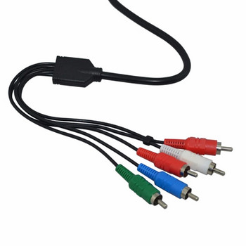 1,8 м RCA аудио-видео кабел AV кабел HD компонентен кабел за свързване на телевизор с висока разделителна способност за оригинален XBOX черен