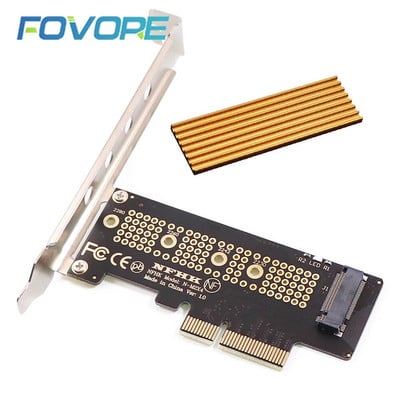 NVME Pro адаптер M.2 NVME Pro SSD към PCIe адаптерна карта PCIe карти за PC карта Pci Express M2 адаптер с радиатор