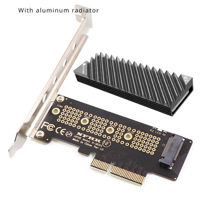 Προσαρμογέας NVME Pro M.2 NVME Pro SSD σε κάρτα προσαρμογέα PCIe Κάρτες PCIe για κάρτα υπολογιστή Προσαρμογέας Pci Express M2 με ψύκτρα