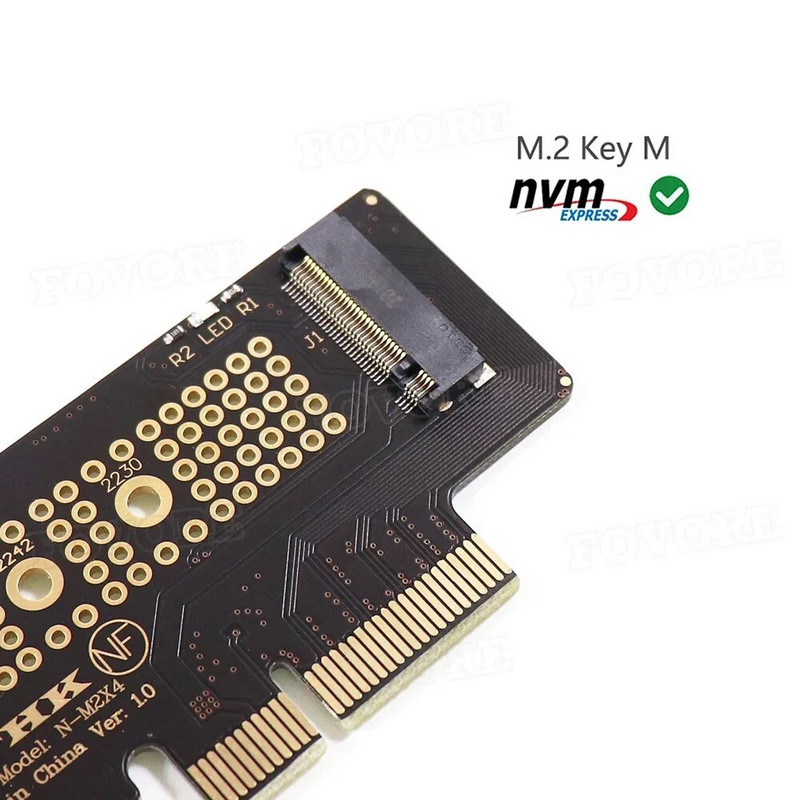 NVME Pro Adapter M.2 NVME Pro SSD su PCIe adapterio kortele PCIe kortelės, skirtos PC kortelei Pci Express M2 adapteris su šilumos šalintuvu
